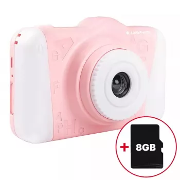 Vaikų skaitmeninis fotoaparatas AgfaPhoto Realikids Cam 2 rožinis