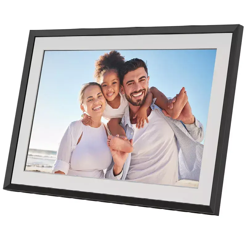 Skaitmeninis nuotraukų rėmelis AgfaPhoto APF1000WIFI 10 colių (25,4 cm) IPS 1280x800 liečiamasis ekranas Wi-Fi 32GB MicroSD USB-C juodas