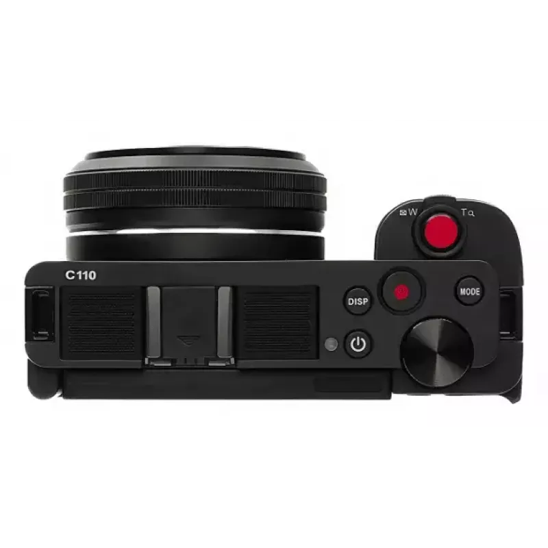 Kompaktiška kamera AgfaPhoto Realishot C110 — 24 MP, 1/3,06 colio CMOS, 3x optinis priartinimas, 4K, „Wi‑Fi“, 2,8 colio jutiklinis ekranas, juoda