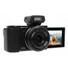 Kompaktiška kamera AgfaPhoto Realishot C110 — 24 MP, 1/3,06 colio CMOS, 3x optinis priartinimas, 4K, „Wi‑Fi“, 2,8 colio jutiklinis ekranas, juoda