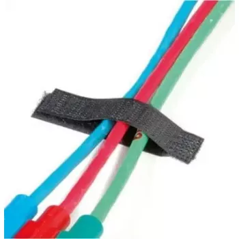 Kabelių organizatorius Velcro ONE-WRAP plokščias 16 x 70 mm juodas, vienetas