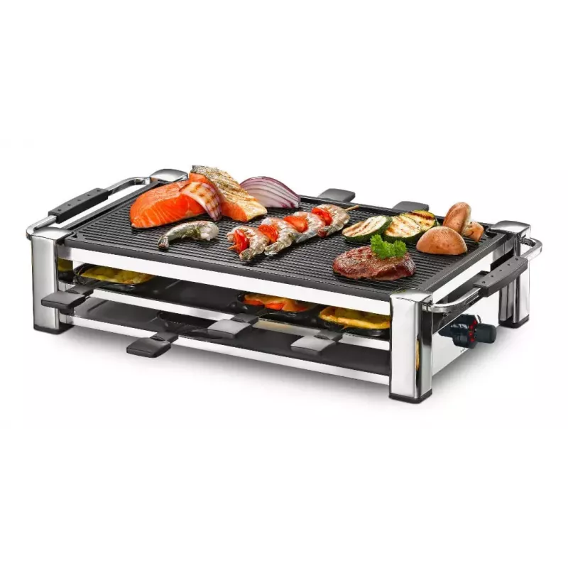 Raclette grotelės Rommelsbacher RCC 1500 1500 W Chrome