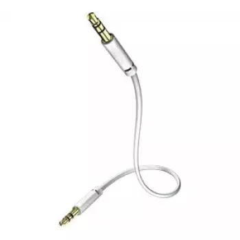 Garso kabelis Inakustik Star MP3 0,5 m 3,5 mm 2 x RCA baltas
