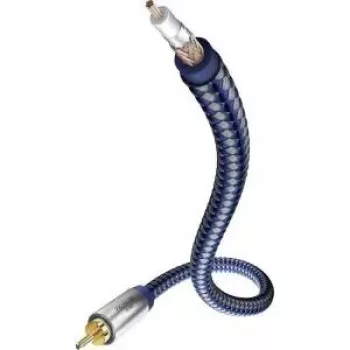 Audio mono kabelis inakustik Premium SUB 5,0 m — 1x mono jungtis, 5,0 m ilgio