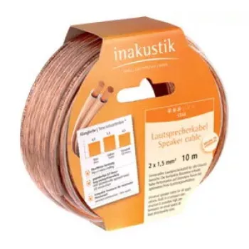 Garsiakalbio laidas Inakustik 10m Star Transparent