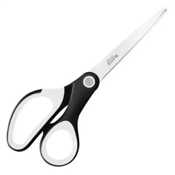 Žirklės Leitz WOW Straight Cut juodos baltos