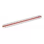 Liniuotė Wedo 52 55001 300 mm plastikinė raudonai balta 1 vnt.