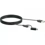 USB laidas Schwaiger CK 3112 USB 2.0 1m USB A Micro-USB B juodas