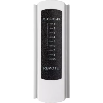 Tinklo kabelio testeris Schwaiger NWM1 531 RJ-11 RJ-45 juodas baltas