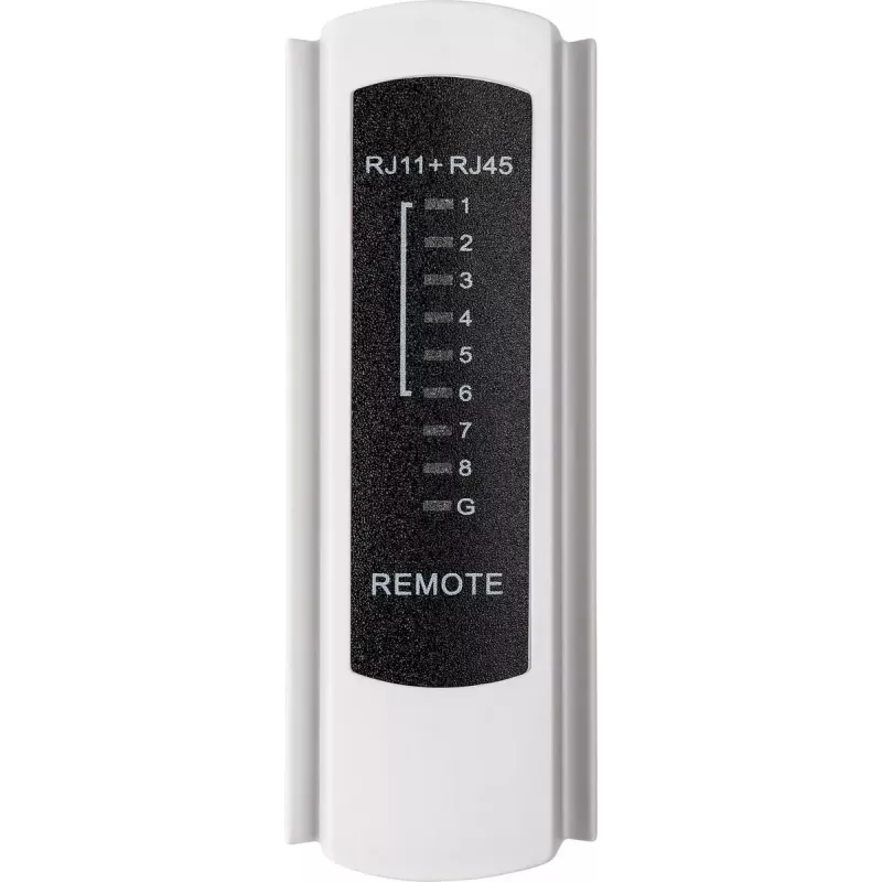 Tinklo kabelio testeris Schwaiger NWM1 531 RJ-11 RJ-45 juodas baltas