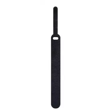 Schwaiger KMKB3010 lipnūs kabelių raiščiai juodi 10 vnt.