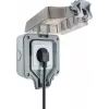 Kištukinis lizdas Schwaiger SOAD0100 pilkas IP66 230V 16A