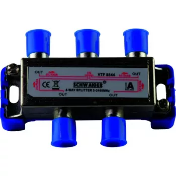 Skirstytuvas Schwaiger VTF8844 241, 4 išėjimai, dažnių diapazonas 5–2400 MHz