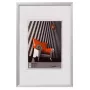 Kėdė Walther Design AJ045S 30x45 sidabrinė
