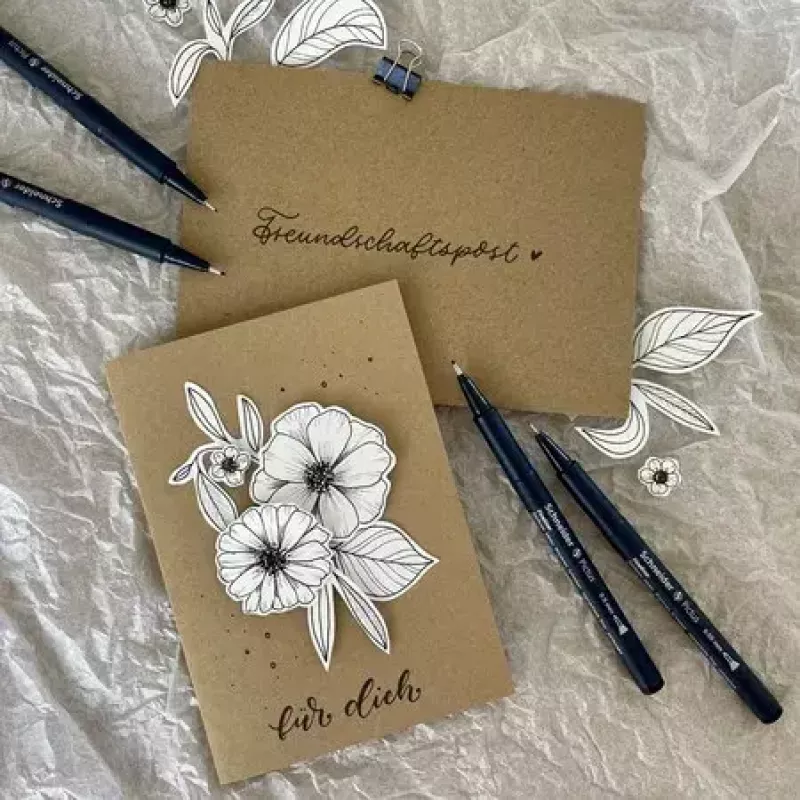 Fineliner Schneider Pictus Black 8 vnt.
