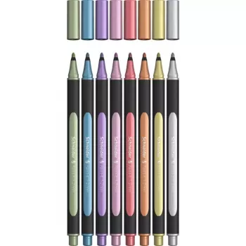 Marker Schneider Schreibgeräte Paint-It 020 8 vnt mėlyna varinė auksinė žalia rožinė raudona sidabrinė violetinė