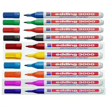 Permanentinis markeris Edding 3000 10 vnt