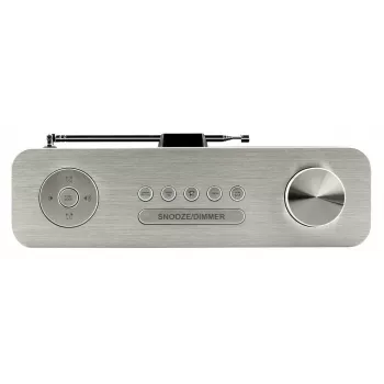 Asmeninis radijas Soundmaster DAB700WE – analoginis ir skaitmeninis (DAB+, FM), 12 W RMS, LCD 2,9 col., MicroSD, sidabrinis/baltas