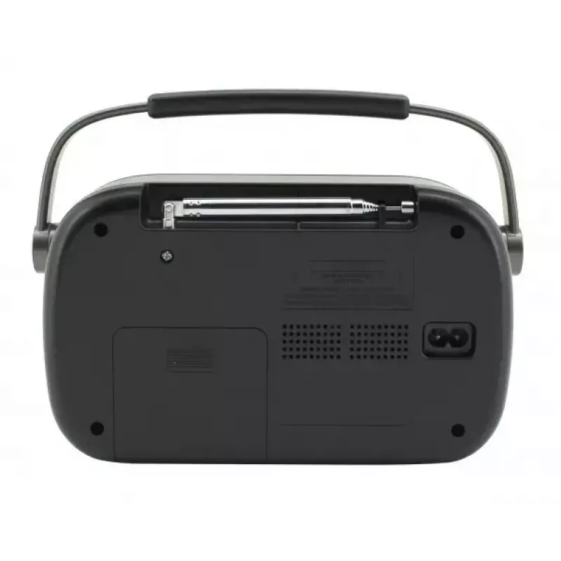 Priedinis radijas Soundmaster DAB280 – DAB+, FM, analoginis ir skaitmeninis, 1,2 W, juodas, AC/Baterija