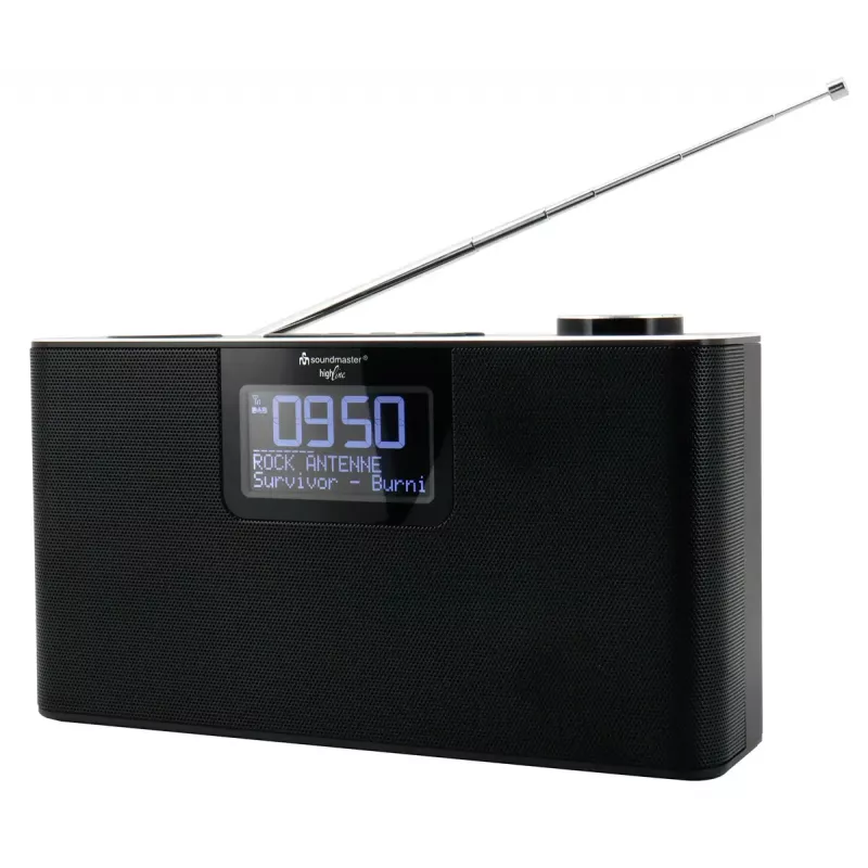 Radijo imtuvas Soundmaster DAB700SW, DAB+/FM, 12 W, 2,9 col. LCD, MicroSD, juodas