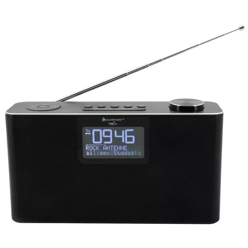 Radijo imtuvas Soundmaster DAB700SW, DAB+/FM, 12 W, 2,9 col. LCD, MicroSD, juodas