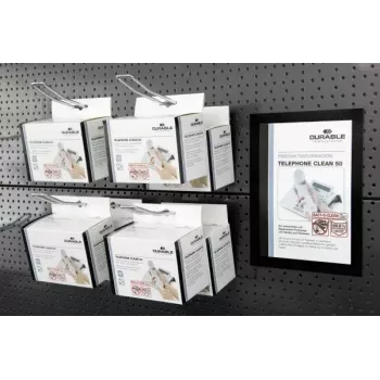 Magnetinis rėmelis Durable DURAFRAME A5 juodas