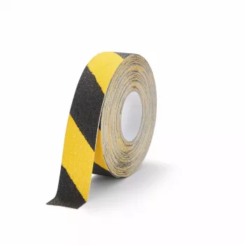 Barikadinė juosta Durable Duraline 15 m juoda geltona aliuminio plastiko