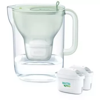 Vandens filtro ąsotis BRITA Style Eco Green 2 su MAXTRA PRO filtrais (2 vnt.)