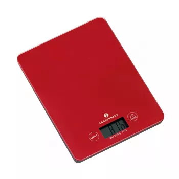 Virtuvinės elektroninės svarstyklės Zassenhaus Balance Red