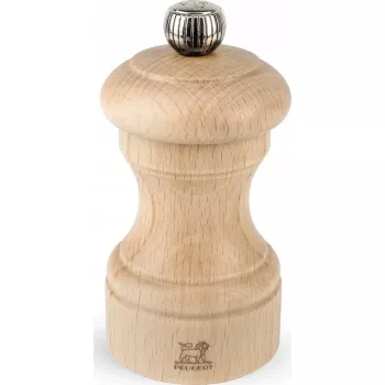 Pipirmalė PEUGEOT BISTRO buko mediena 10 cm, rankinė pipirų malūnėlė