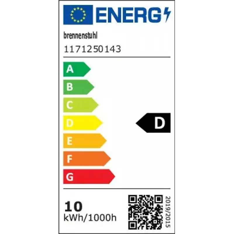 Prožektorius Brennenstuhl 1171250143 10 W LED IP65 juodas