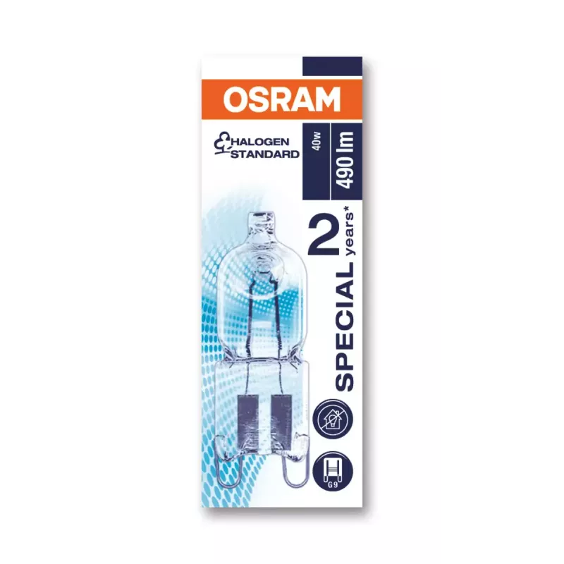 Osram HALOPIN OVEN 40 W 230 V G9 halogeninė lemputė, šilta balta