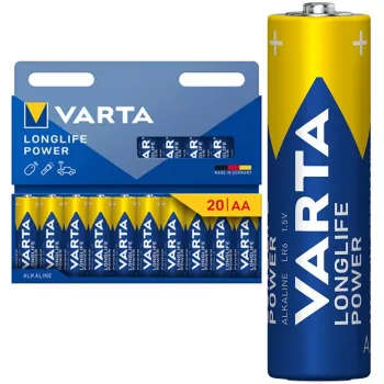 Baterija Varta Longlife Power Mignon AA LR6 – vienas AA šarminis elementas