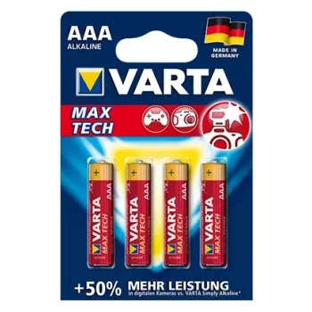 Vienkartinė baterija Varta 04703110404 AAA šarminė