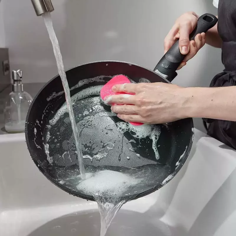 Universali keptuvė Fissler Adamant Comfort Round 24 cm Juoda