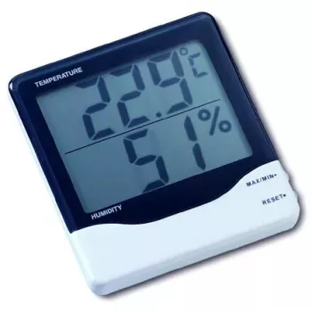 Skaitmeninė orų stotelė TFA-Dostmann 30.5002 Juoda Balta Drėgmė 10-99% Temperatūra -10 iki 60°C