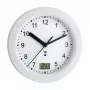 Sieninis / stalinis laikrodis TFA 60.3501 – Baltas apvalus, 170×59 mm, AA 1,5 V