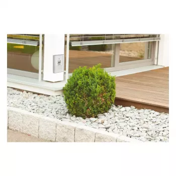 Oro stotelė vidaus / lauko tfa dostmann Casa White LCD belaidė 0.433 GHz, AA 1,5 V, 141×100×48 mm