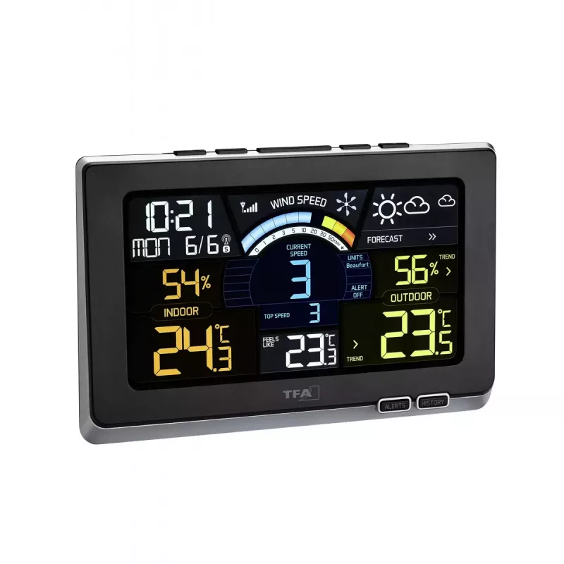 Anemometras TFA-Dostmann Spring Breeze Black