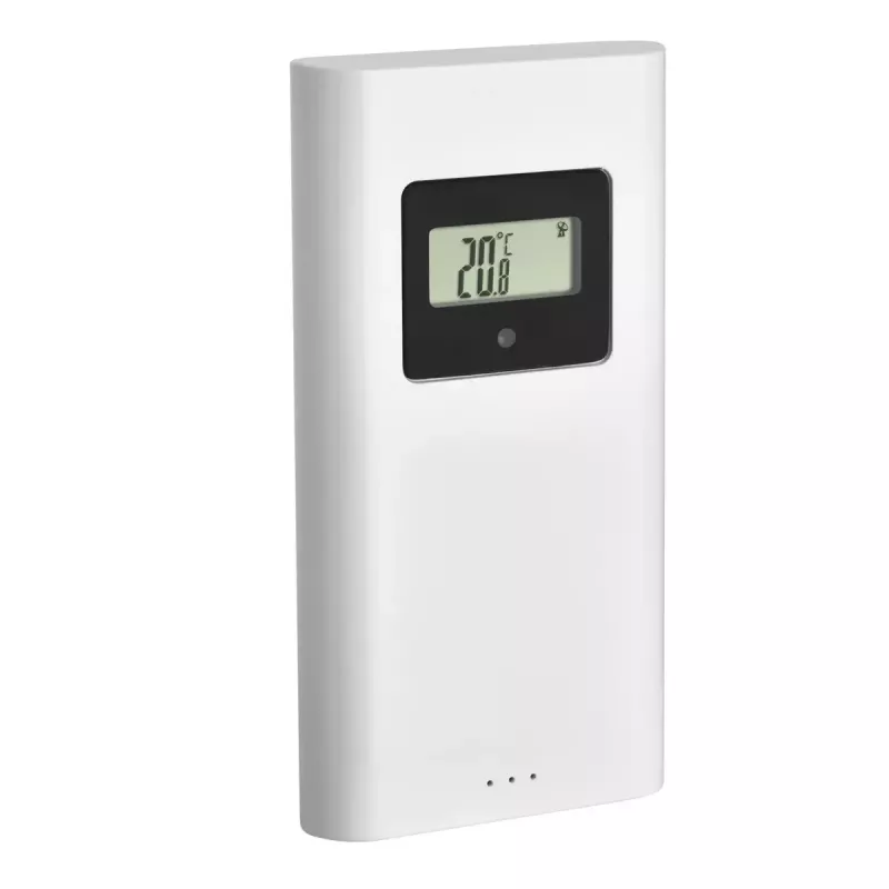 Vidaus / lauko termometras ir higrometras TFA-Dostmann Horizon Black