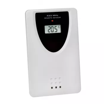 Radijo valdomas skaitmeninis žadintuvas TFA-Dostmann 60.4518.08 Wood LCD 433 MHz