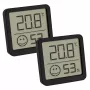 Elektroninis patalpų termometras TFA-Dostmann 30.5053.01.02 juodas