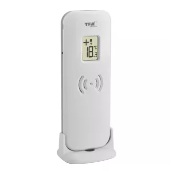 Belaidis elektroninis aplinkos termometras TFA-Dostmann 30.3071.54 Vidaus/Lauko Sidabrinis
