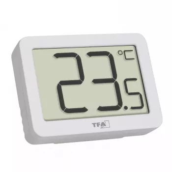 Elektroninis patalpų termometras TFA-Dostmann 30.1065.02 Baltas °C