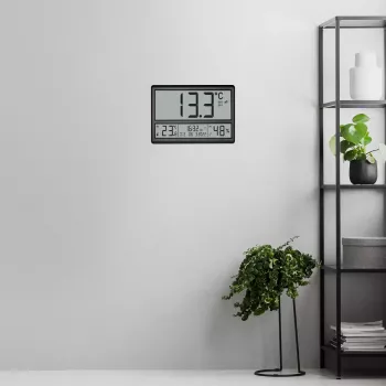 Skaitmeninis žadintuvas TFA-Dostmann 60.4523.01 juodas LCD
