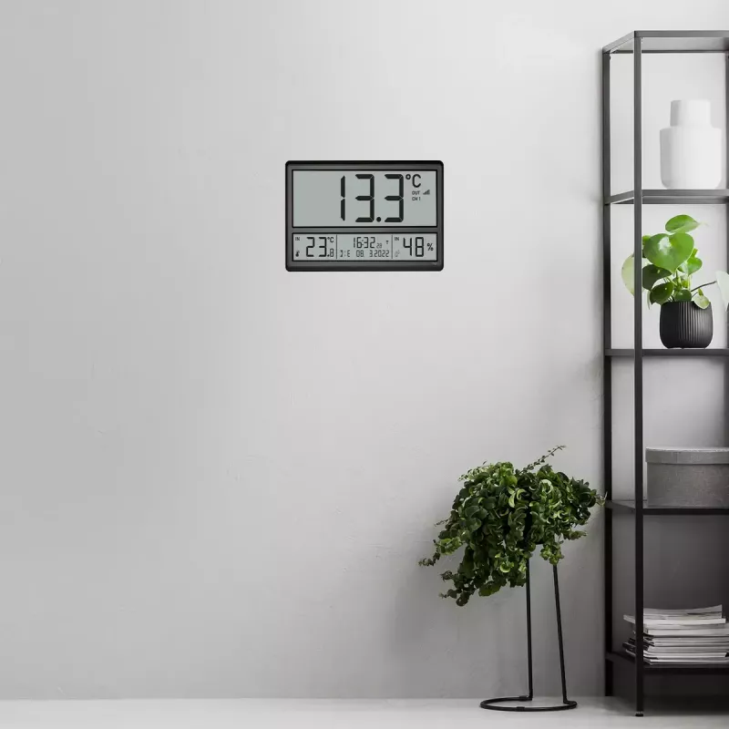 Skaitmeninis žadintuvas TFA-Dostmann 60.4523.01 juodas LCD
