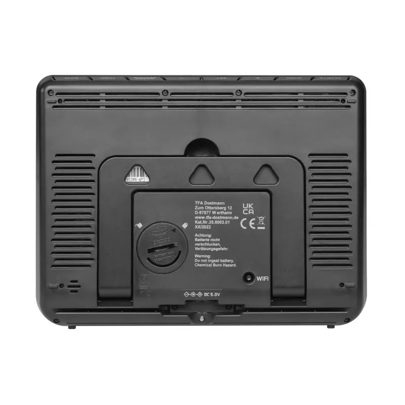 TFA-Dostmann View Pro Black Wi-Fi anemometras, termometras, higrometras, barometras