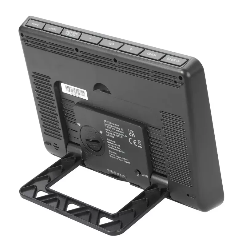 TFA-Dostmann View Pro Black Wi-Fi anemometras, termometras, higrometras, barometras