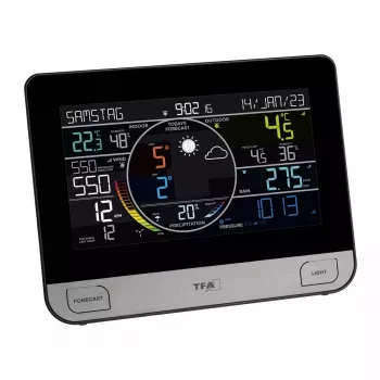 TFA-Dostmann View Pro Black Wi-Fi anemometras, termometras, higrometras, barometras