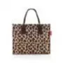 Reisenthel daily shopper Black Brown tote krepšys iš poliesterio